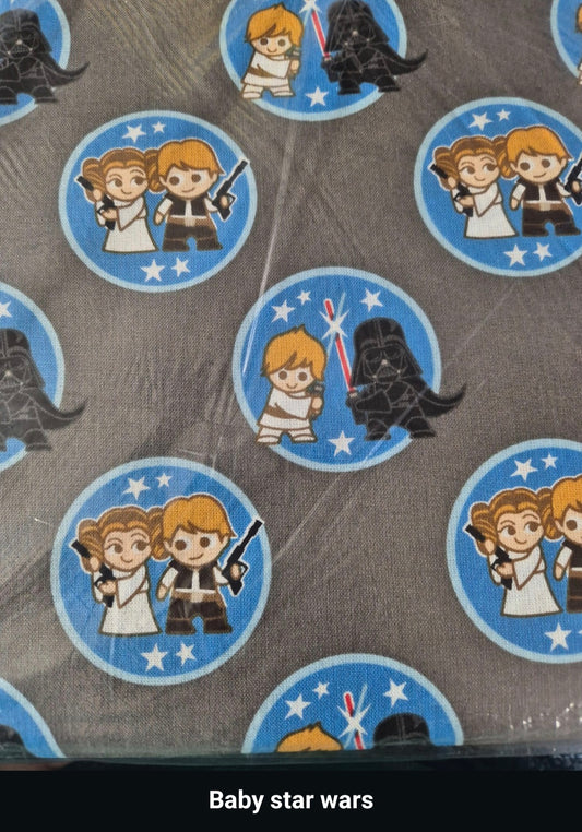 100% cotton baby star wars