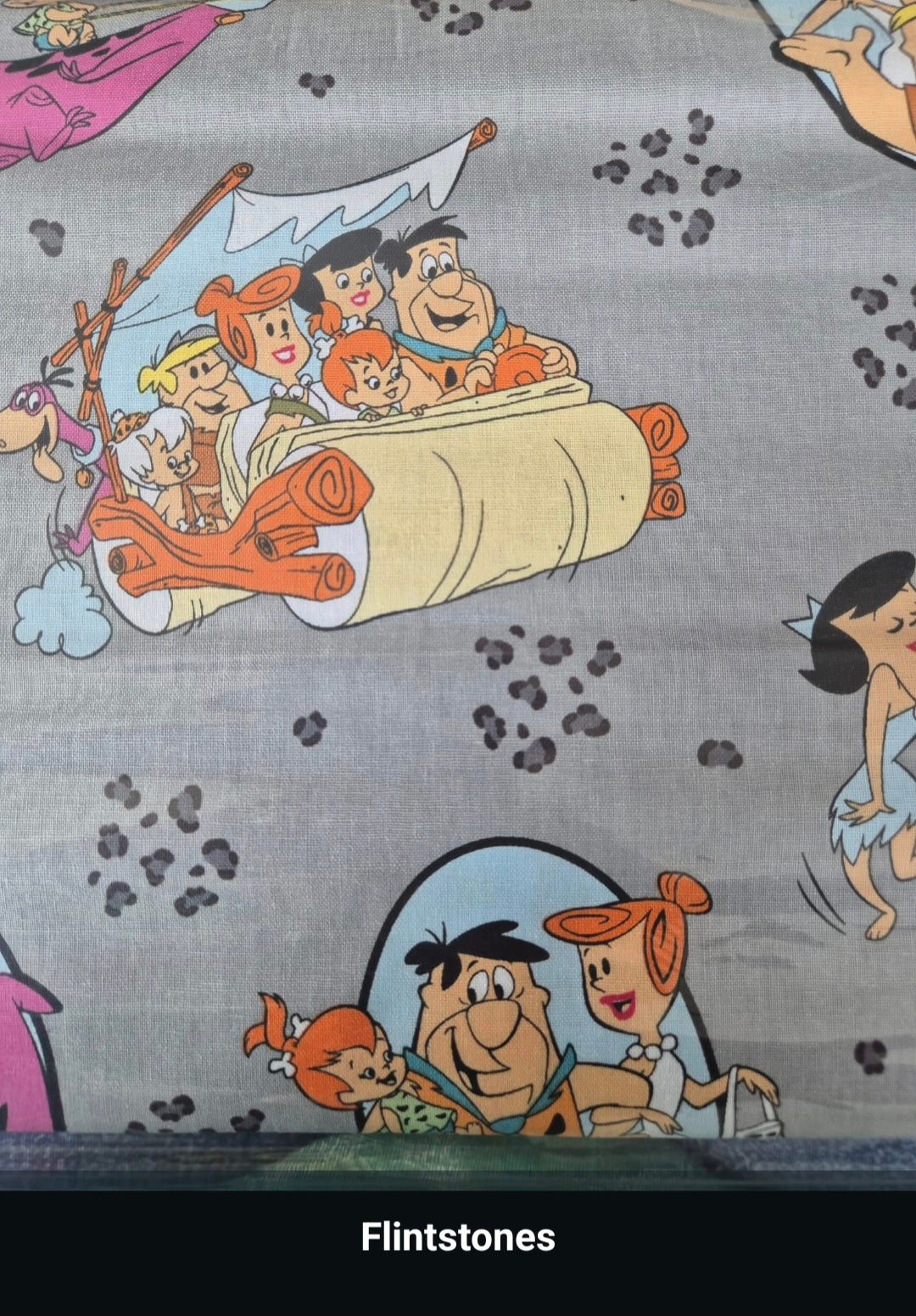 100% cotton Flintstones