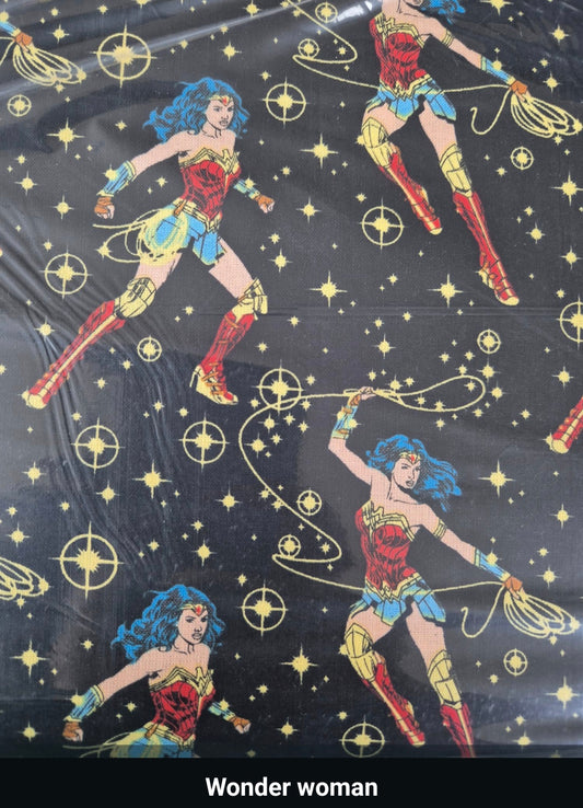 100% cotton Wonder Woman