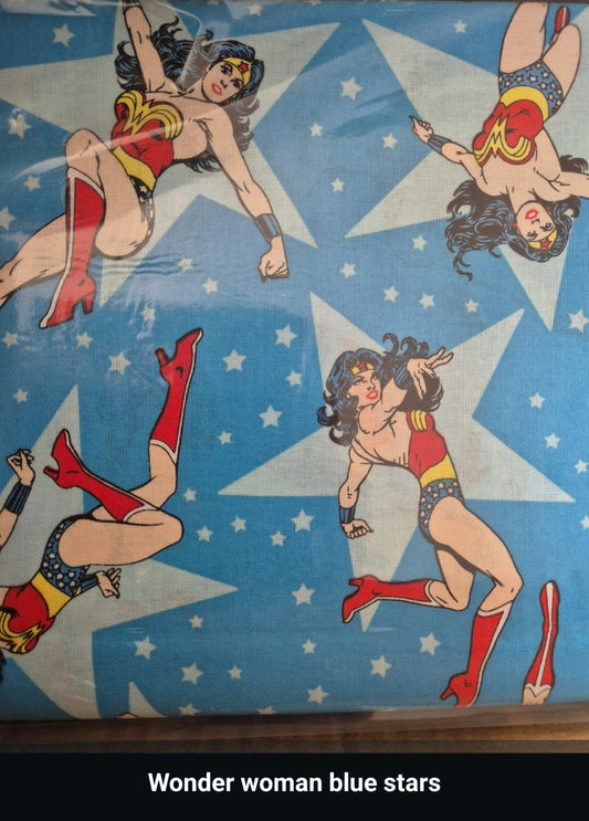 100% cotton Wonder Woman Blue