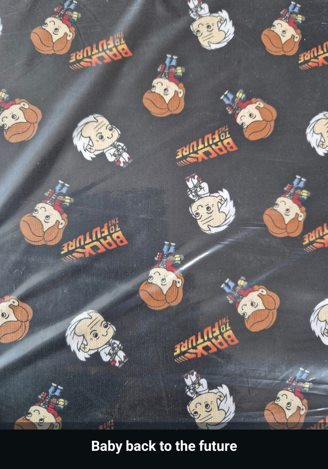 100% cotton back to the future