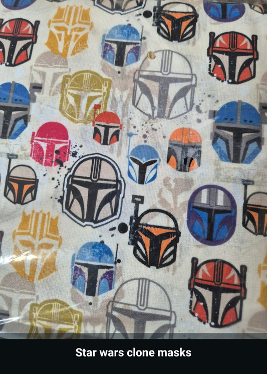 100% cotton star wars clone masks