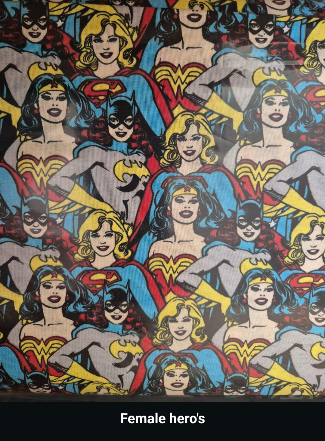 100% cotton female heros