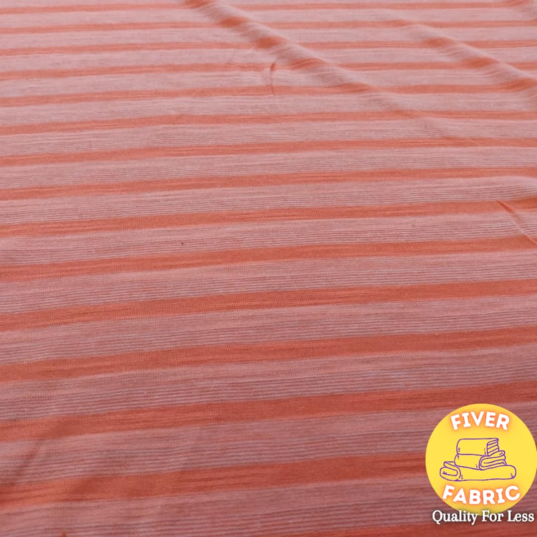 Orange striped jersey