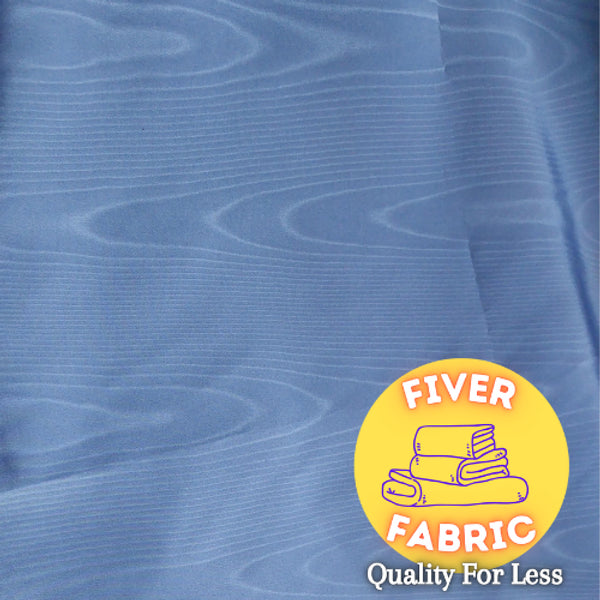 Blue Wood Effect taffata