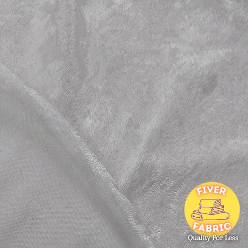 Crushed Velvet White