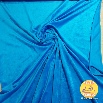 ocean blue velour