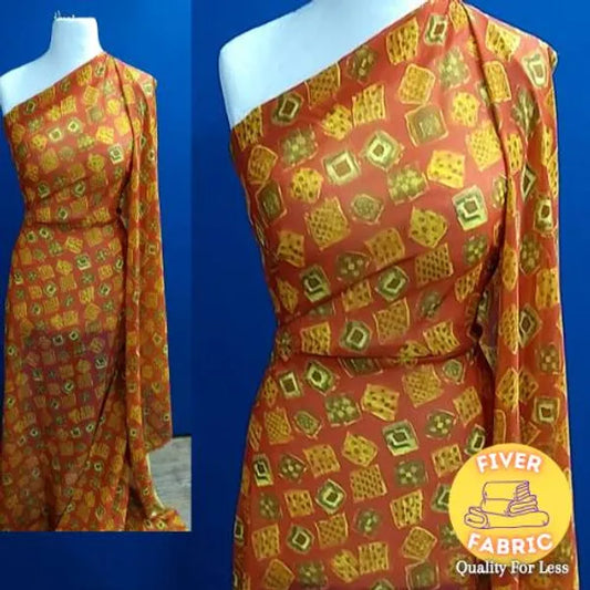 Squares chiffon