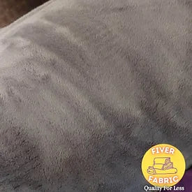 Grey Minky Fleece