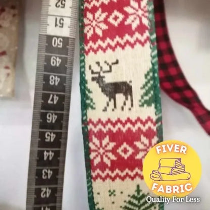 Scandinavian inspired 1.5inch wide ribbon