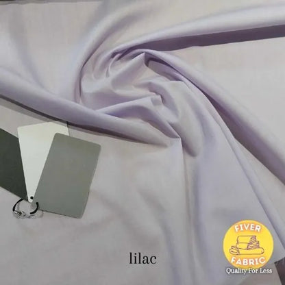 Lilac polycotton