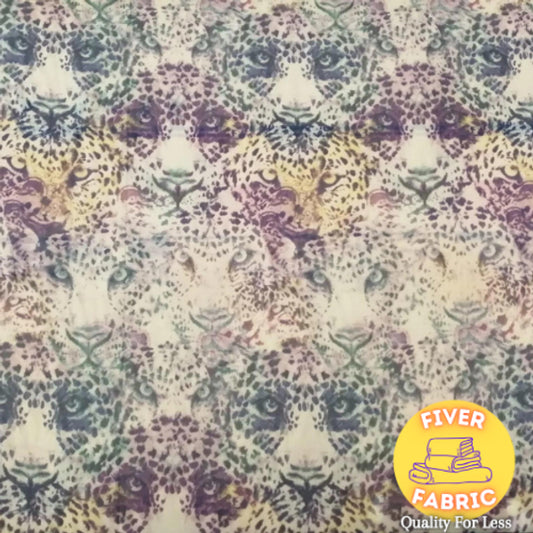 Tiger head chiffon