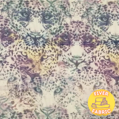 Tiger head chiffon