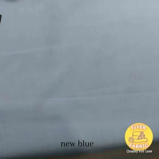 New blue polycotton