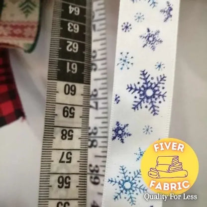 Snowflakes on white