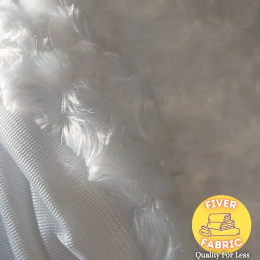White Swirls Super Soft Fur