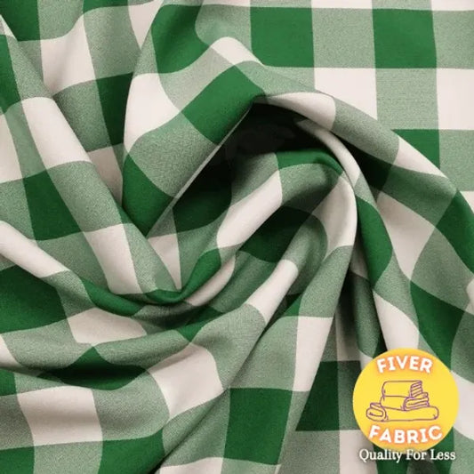 Gingham - Green (2inch)