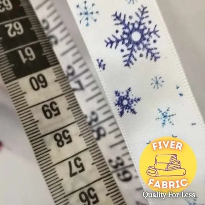 Snowflakes on white