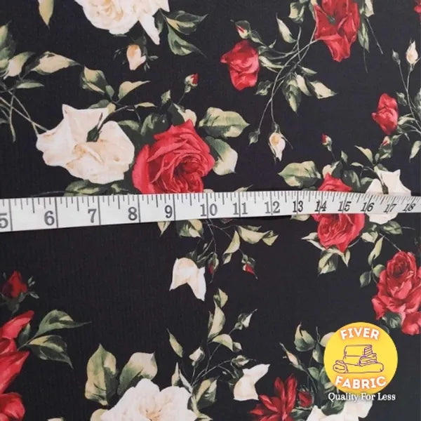 Floral Georgette dress fabric