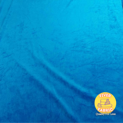 ocean blue velour