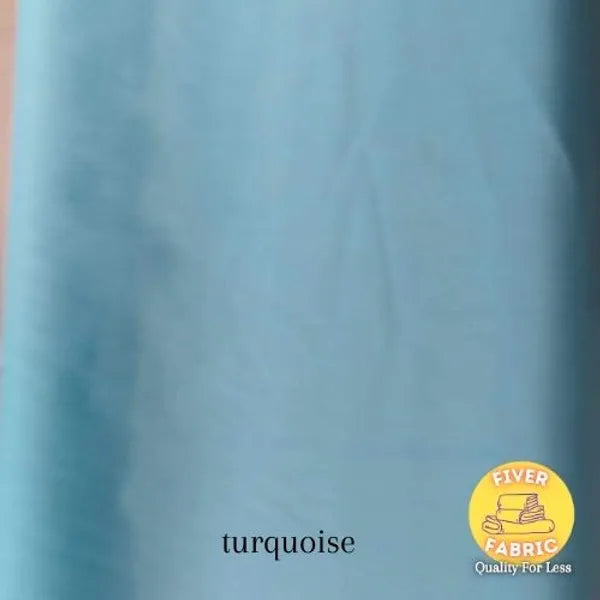 Turquoise polycotton