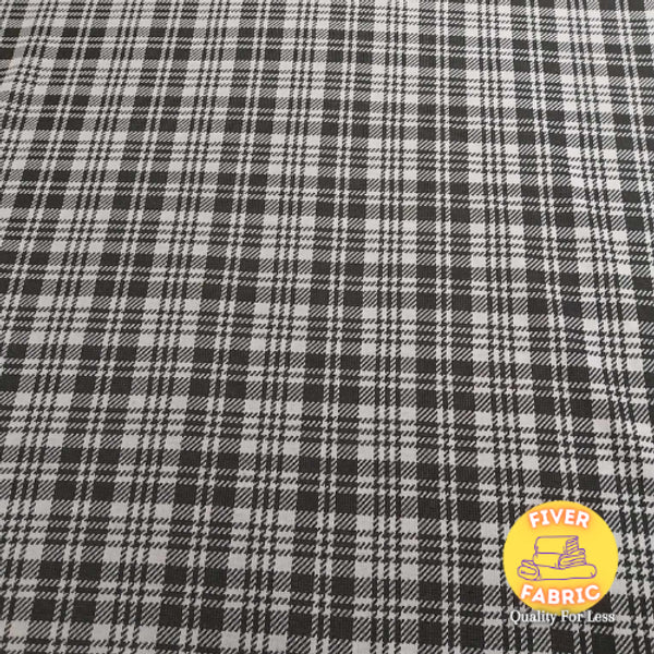 tartan knit / ponti
