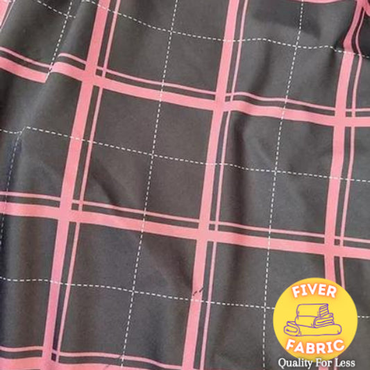 Pink check Jersey