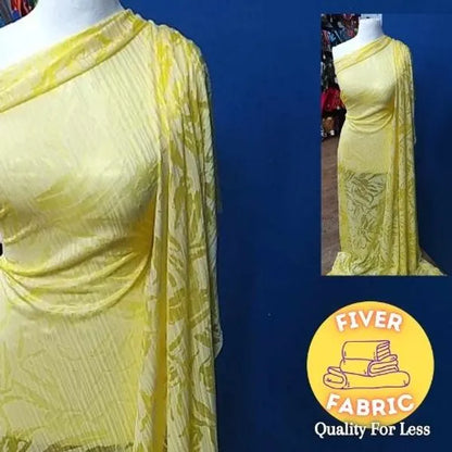 Yellow sheer jersey