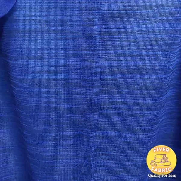 Blue marl knit jersey
