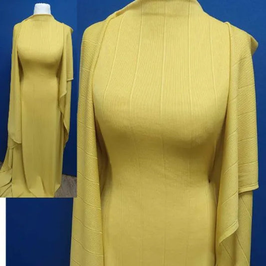 Mustard ribbed jersey