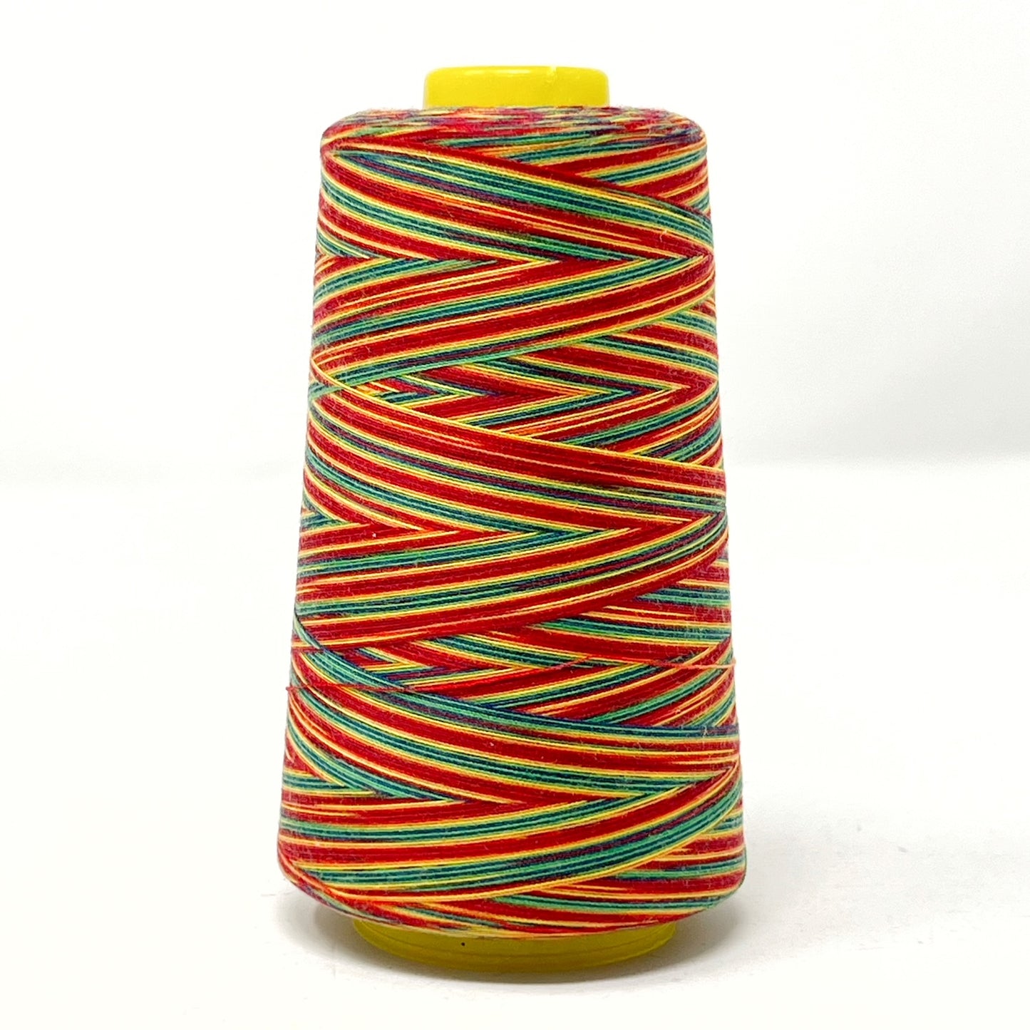 Rainbow overlocker Thread cone Gold/Green/Red