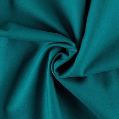 100% cotton Teal - 58" wide