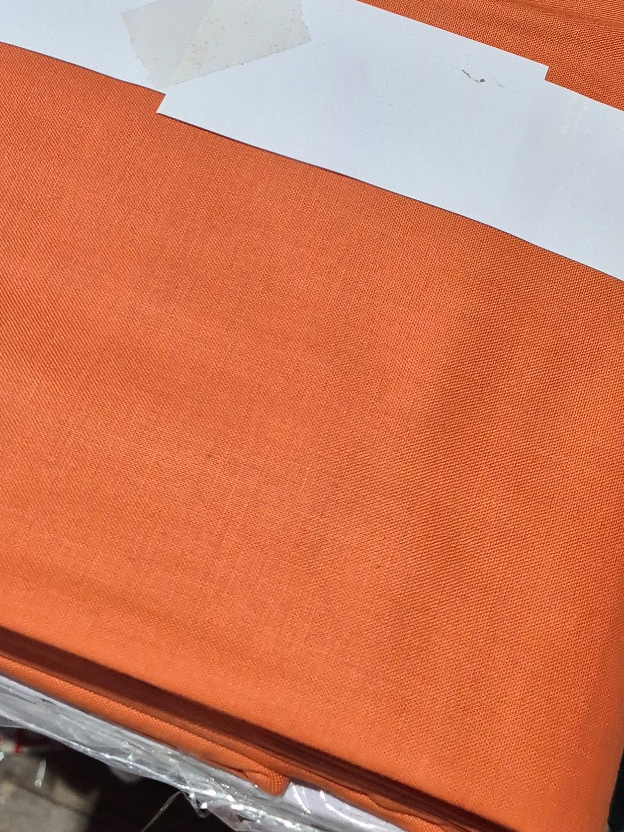100% cotton orange   - 58" wide