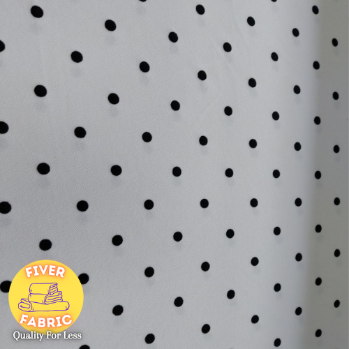 Polka Dot Scuba Crepe