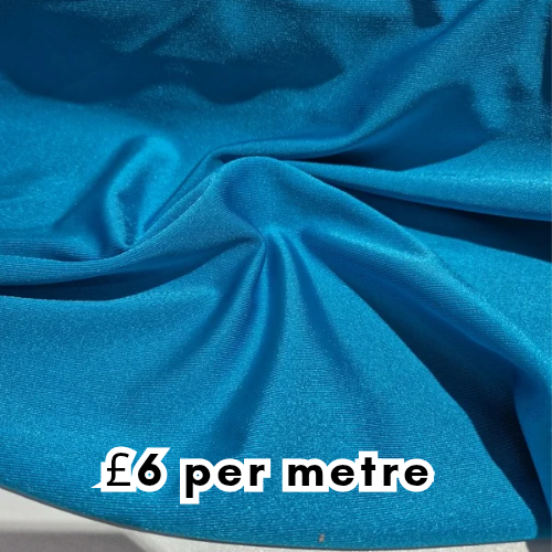 Turquoise poly Elastane