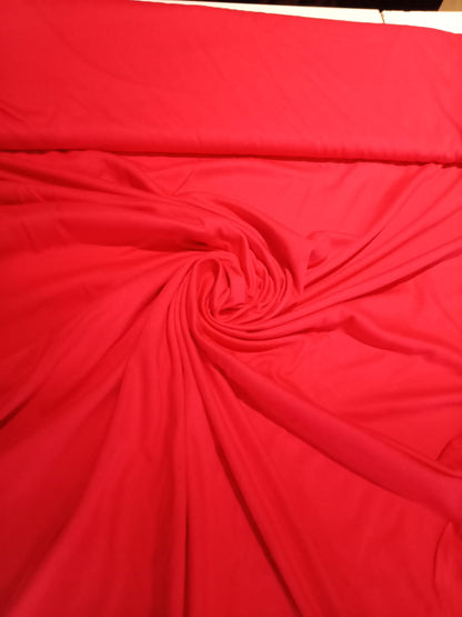 Red cotton mix jersey