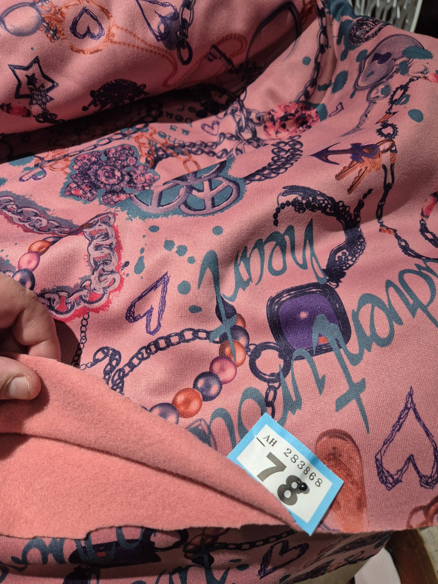 Number 78 fleeceback sweatshirt 3m