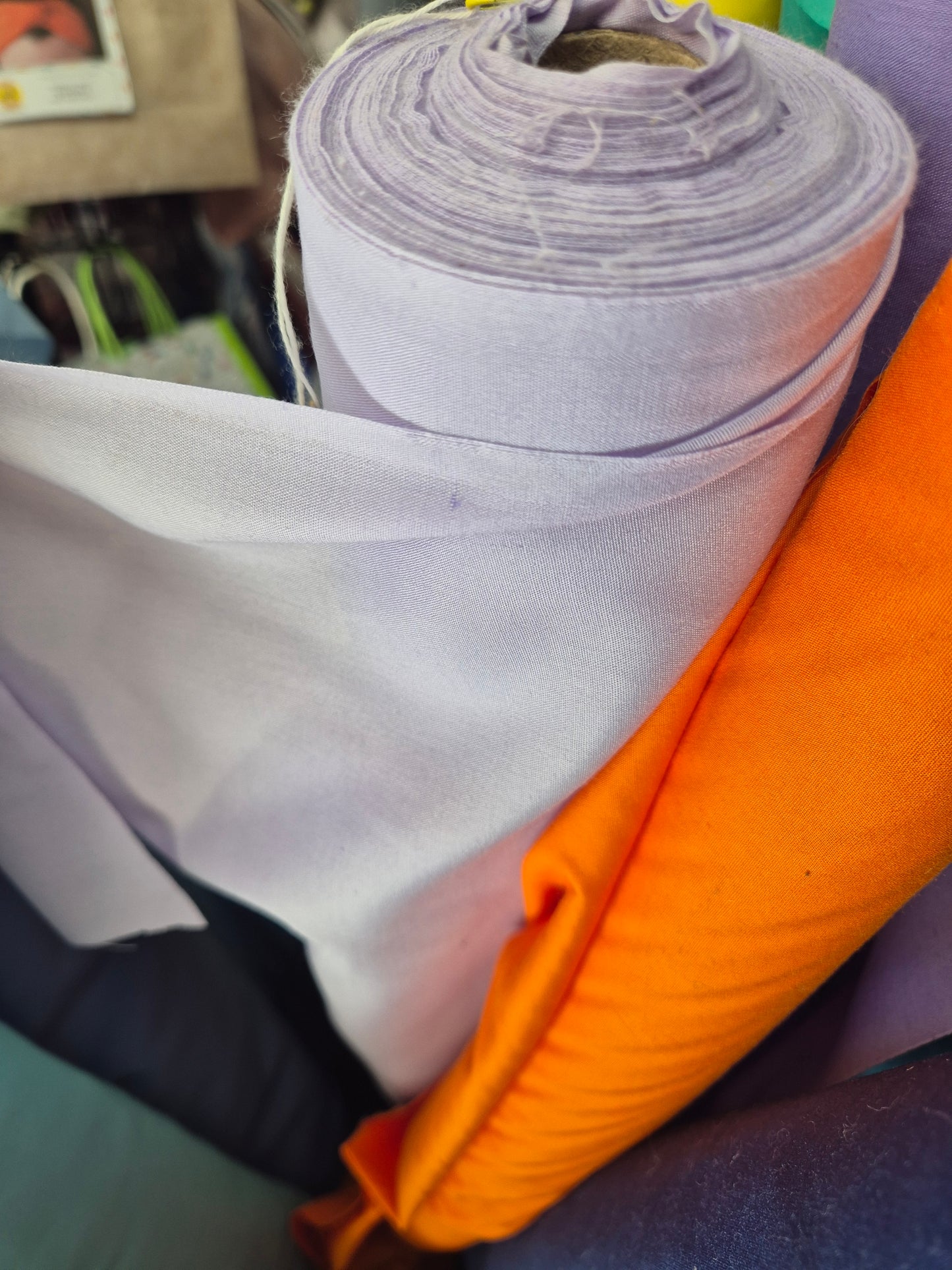 Lilac polycotton