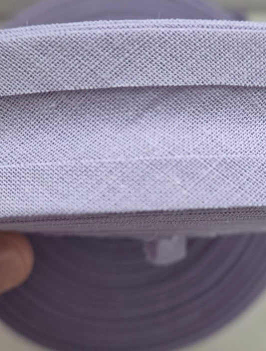 100% cotton bias binding lilac