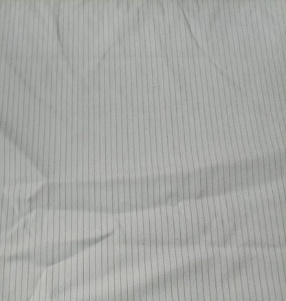 Striped non stretch polyester