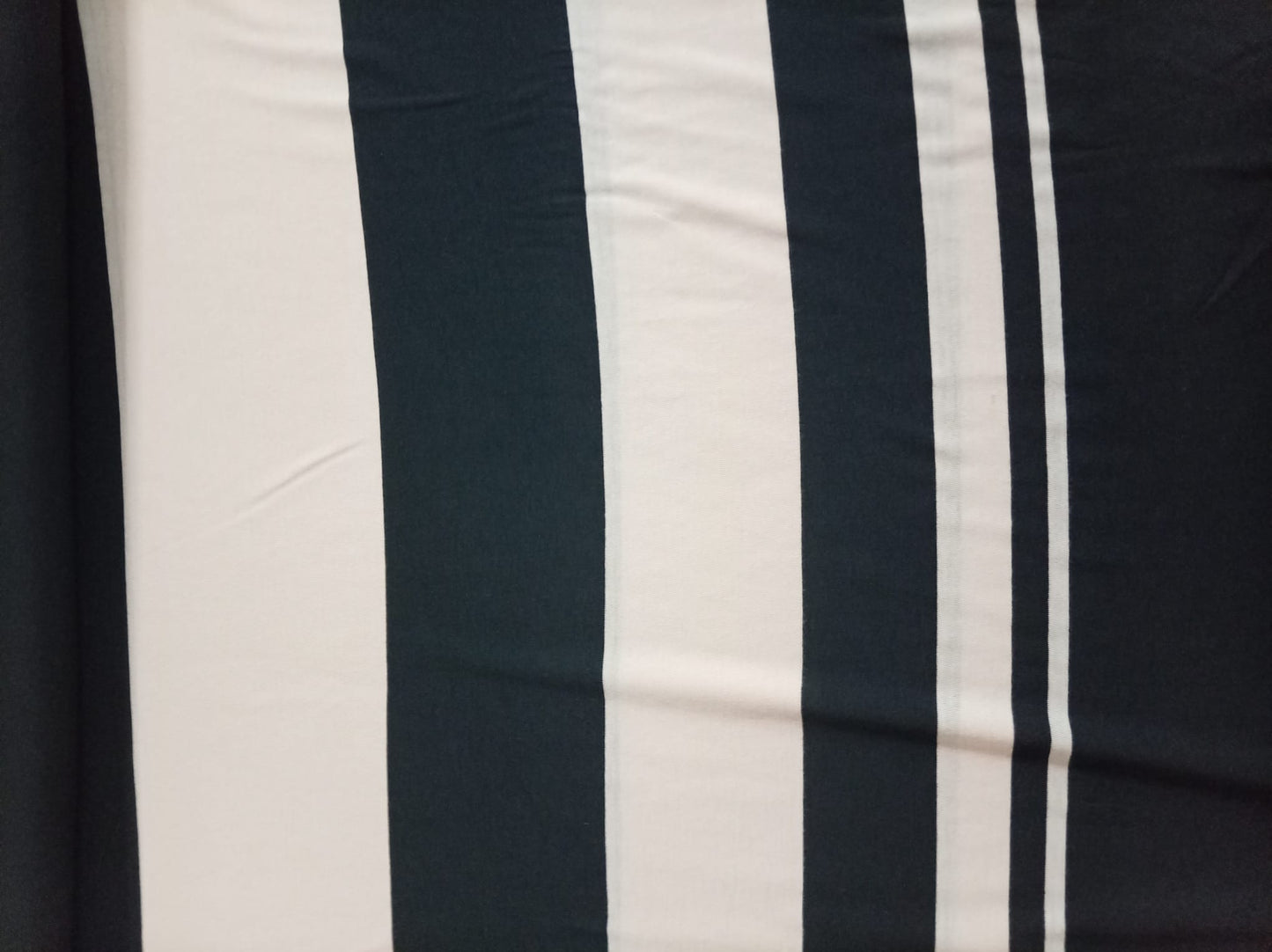 Beige and black striped jersey
