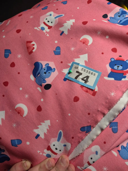 Number 74 scuba pink xmas 3m