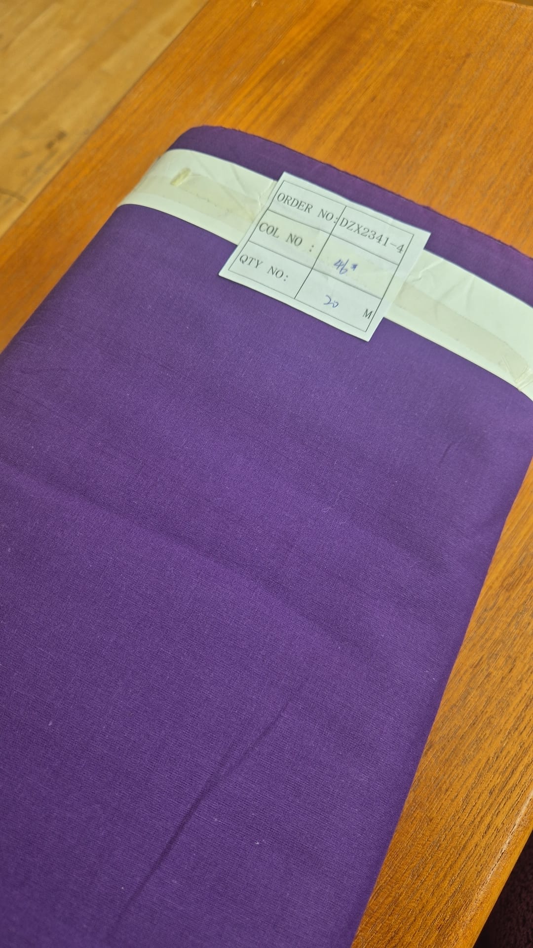 100% cotton lawn purple