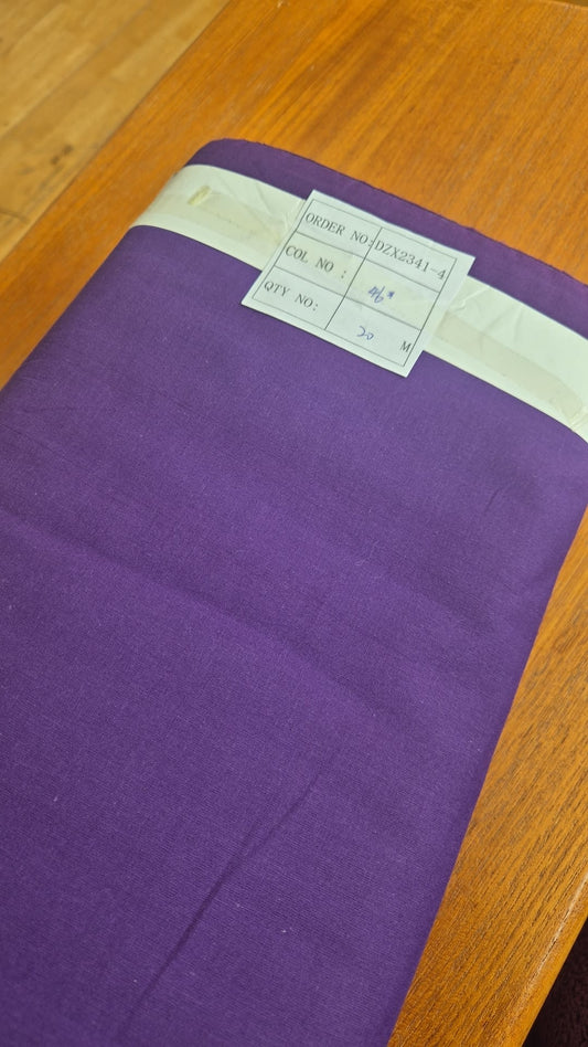 100% cotton lawn purple