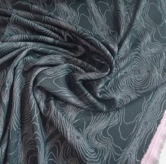 Swirl yourself ribbed jersey