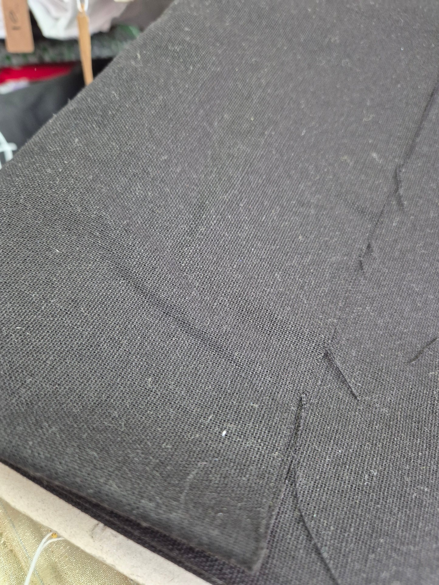 Black linen