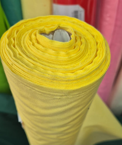 Polycotton - yellow