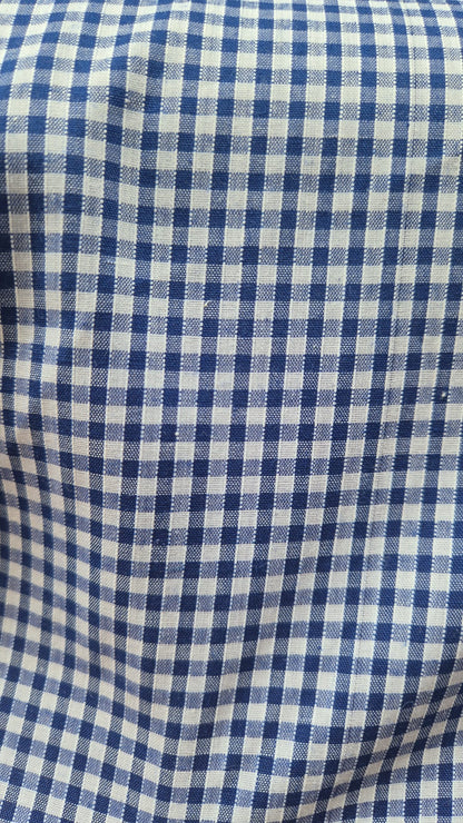Gingham Royal Blue