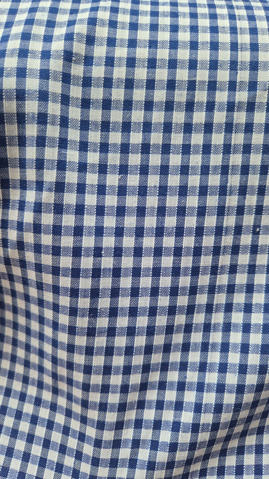 Gingham Royal Blue