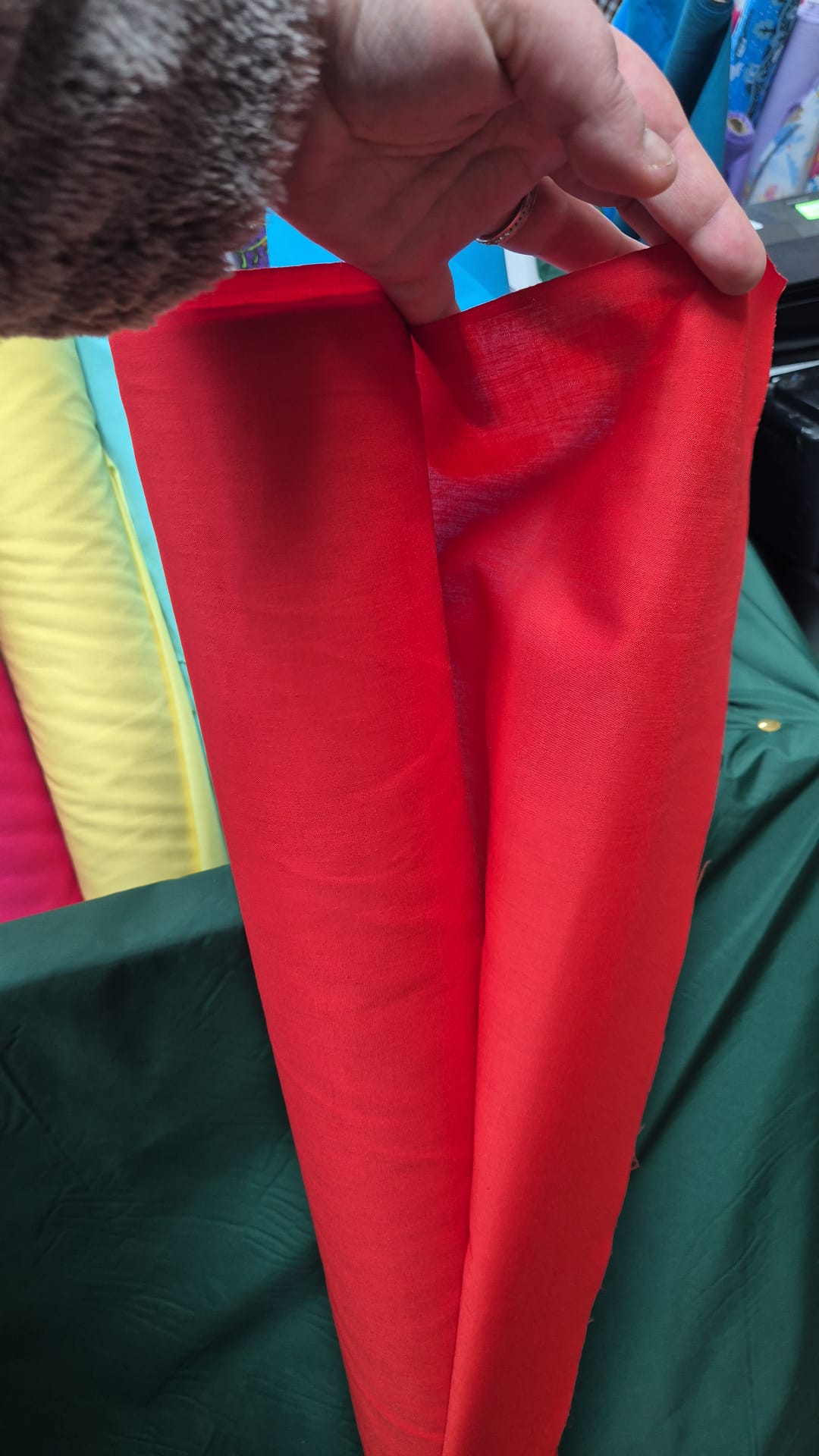 Polycotton - Red